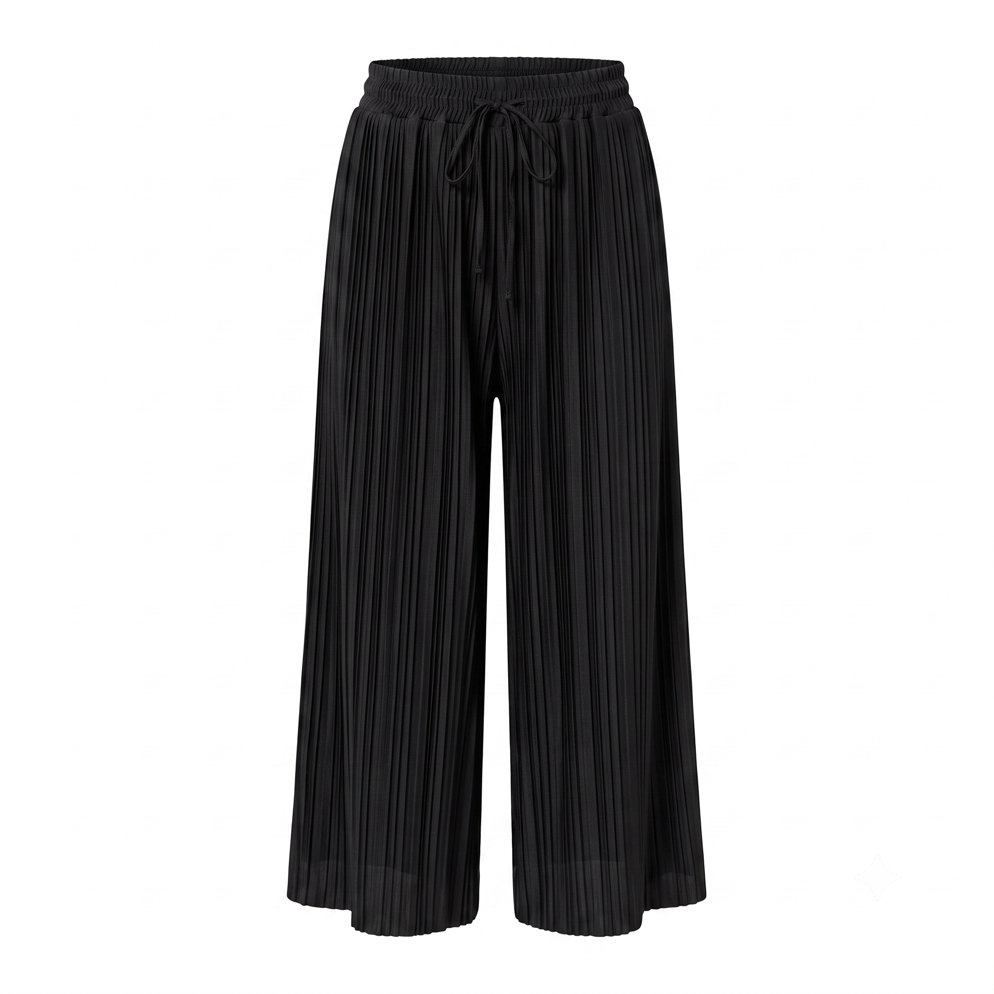 Plissee Hose/ schwarz